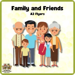 Flashcards Family and Friends A2 Flyers