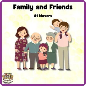 Flashcards Family and Friends A1 Movers CEFR