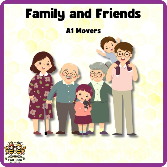 Flashcards Family and Friends A1 Movers CEFR