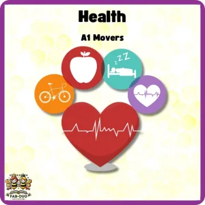 Flashcards Health A1 Movers CEFR