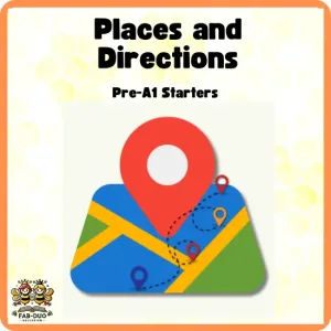 Places and Directions - Pre-A1 Starters - Flashcards