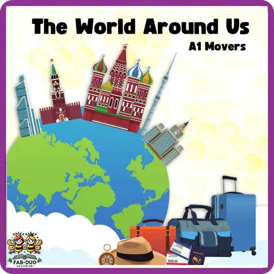 Flashcards The World Around Us A1 Movers CEFR