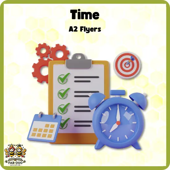 Flashcards Time A2 Flyers