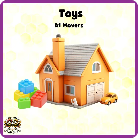 Flashcards Toys A1 Movers CEFR