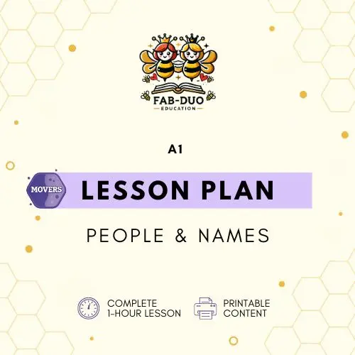 Lesson Plan Names and Introductions A1 Movers