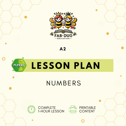 Lesson Plan Numbers A2 Flyers
